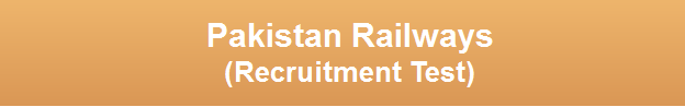 Pakistan Railways Jobs PTS Test Date 2023 Roll No Slips Download Online
