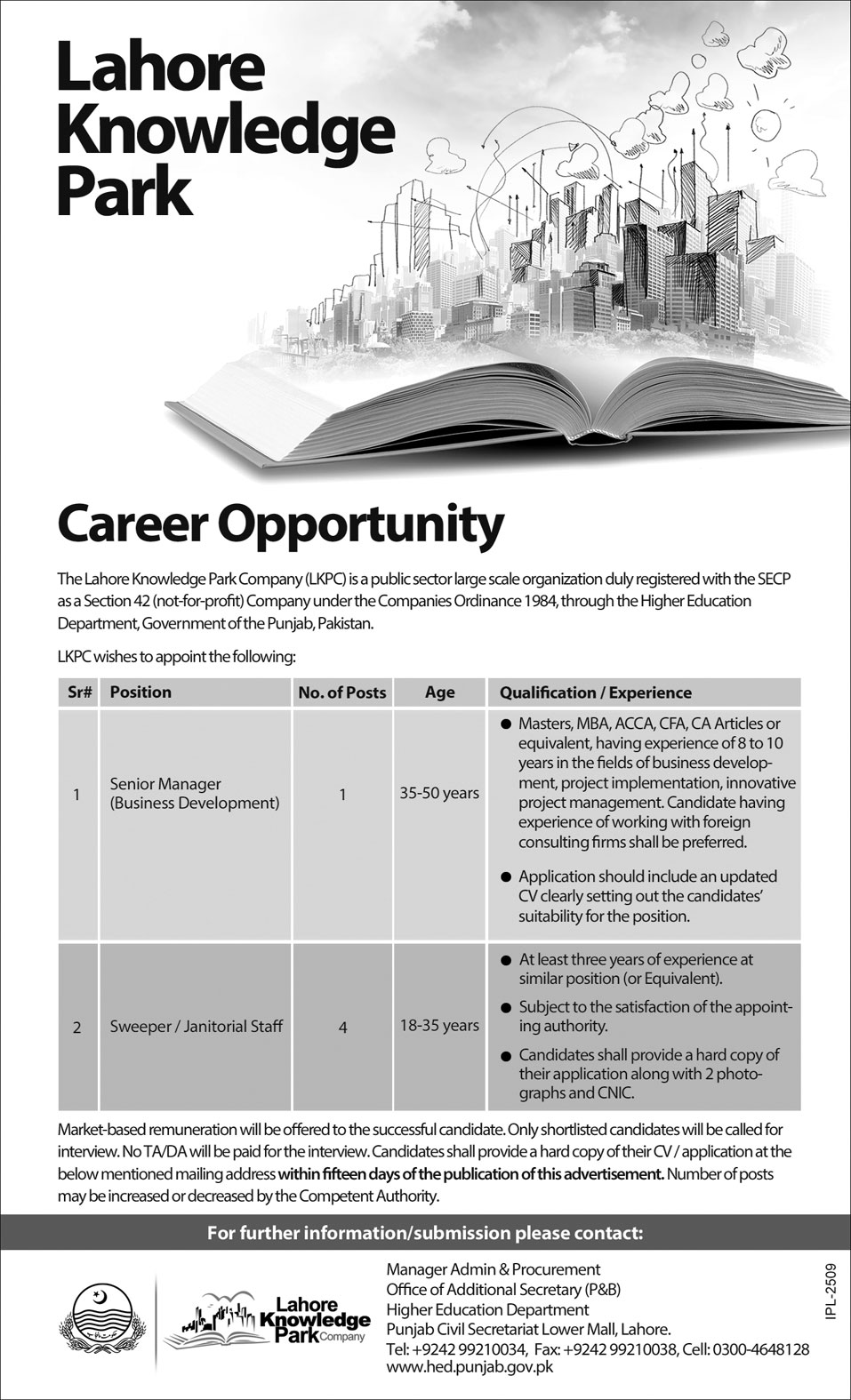 Lahore Knowledge Park Company Jobs 2023 Map Location Lahore Site Address