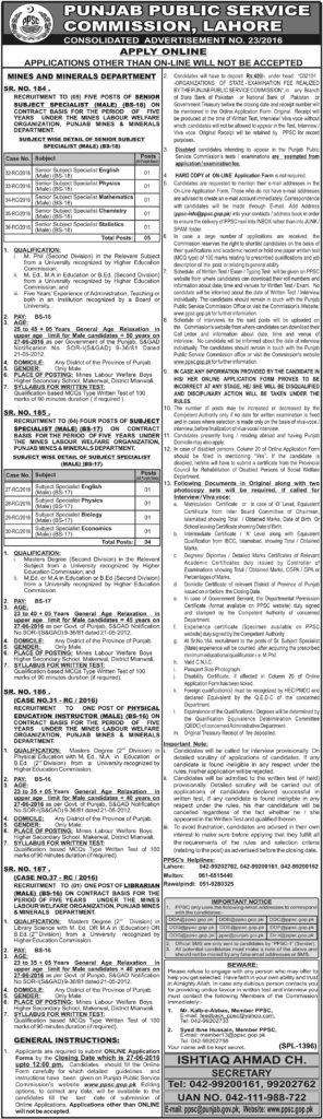 PPSC Physical Education Instructor Jobs 2024 Online Apply www.ppsc.gov.pk