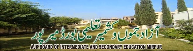 AJK Board Intermediate 2nd Year Result 2023 12th Class FA, FSc, ICS, ICOM