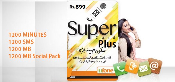 Ufone Super Card Plus 599 Validity 2024 Activation Code Offer Details