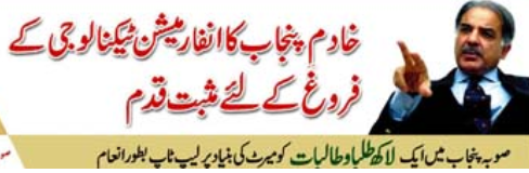 CM Punjab Laptop Scheme 2023 For Matric Students Online Registration Application Form