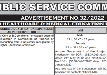 Punjab Healthcare Department Jobs Application Form