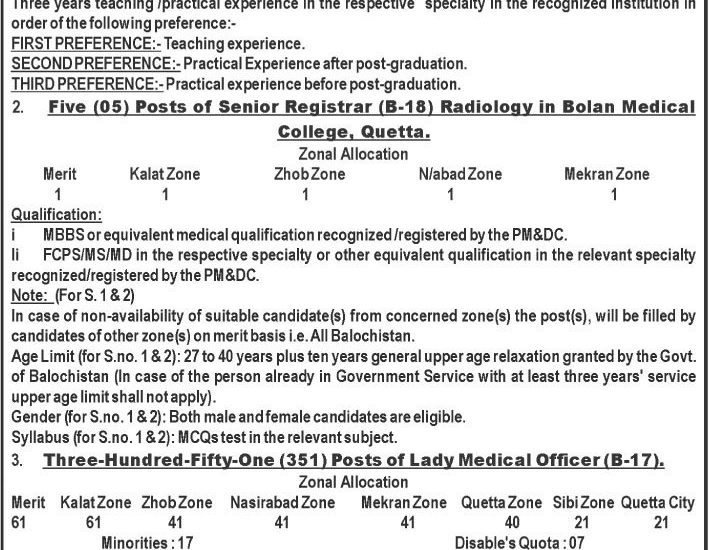 BPSC Jobs 2017 Baluchistan Public Service Commission