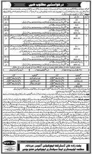 Elemetary and Secondary Education Department Jobs 2024 Malakand, SWAT, Bannu Application Form 2