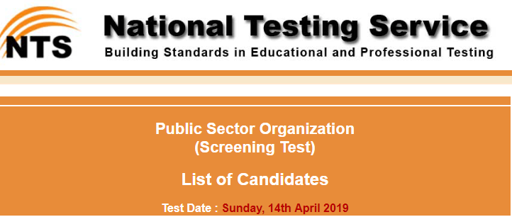 Public Sector Company Jobs NTS Test Result 2023 14th April Answer Keys