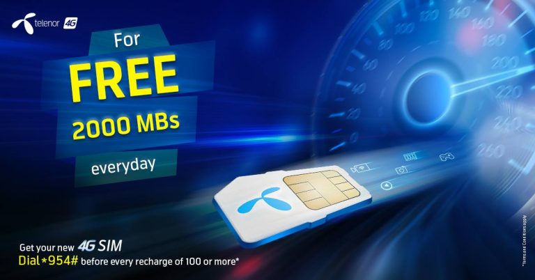 Telenor New Sim offer 2023 Code, Remaining Data