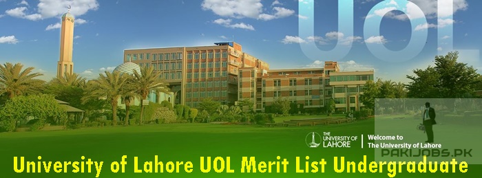 University of Lahore UOL Merit List 2023 Undergraduate Online