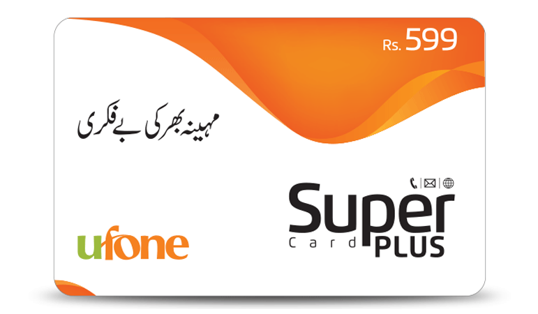 Ufone Super Card Plus 599 Code 2023 Subscribe 30 Days Validity Check