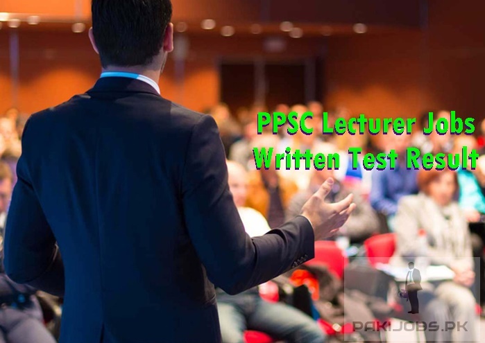 PPSC Lecturer Jobs Written Test Result 2024 October Online All Subjects
