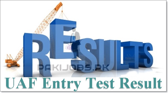 Agriculture University Faisalabad UAF Entry Test Result 2024 Undergraduate Online