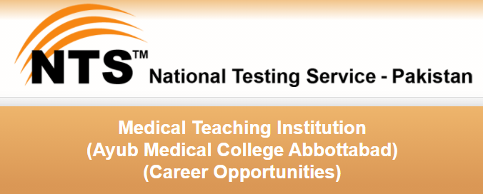 Ayub Medical College Abbottabad Jobs 2024 NTS Form Professor