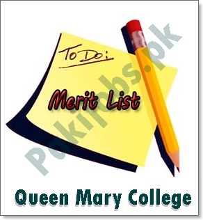 Queen Mary College Lahore Merit List 2023 www.qmc.edu.pk 1st, 2nd, 3rd