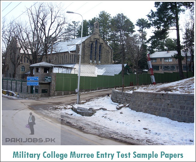 Military College Murree Entry Test Sample Papers Syllabus Pattern Model Paper