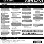 University of Lahore UOL Jobs 2023 Advertisement