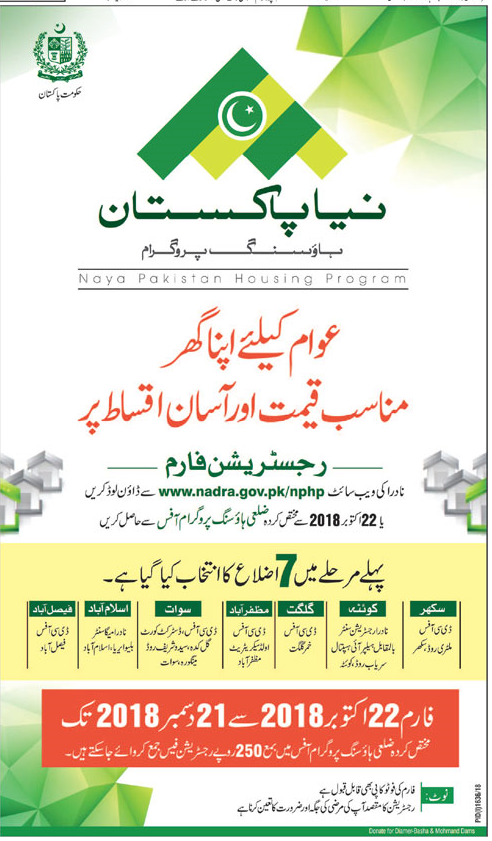 Naya Pakistan Housing Scheme Form 2024 NADRA How to Apply