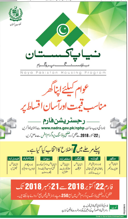 Naya Pakistan Housing Scheme Form 2023 NADRA How to Apply