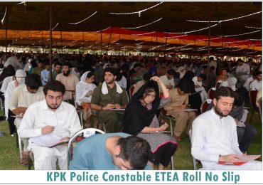 KPK Police Constable ETEA Roll No Slip 2024 Online Test Dates Schedule