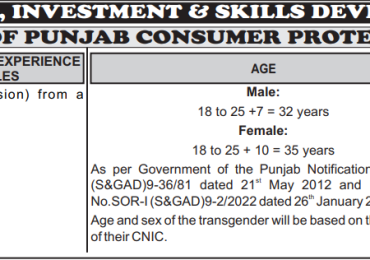 Industries Commerce, Investment & Skills Department Punjab jobs 2024