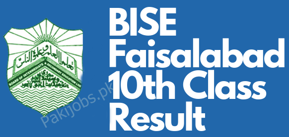 www.bisefsd.edu.pk 10th Class Result 2023 Online Roll Number
