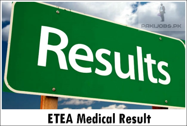 ETEA Medical Result 2024 By Name Roll Number