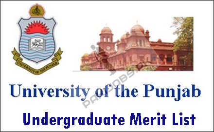 Punjab University Merit List 2023 Undergraduate www.pu.edu.pk 1st, 2nd, 3rd