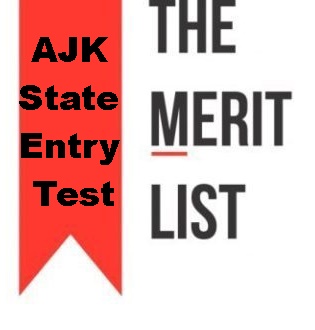 AJK State Entry Test Merit List 2024 MBBS, BDS All Medical Colleges