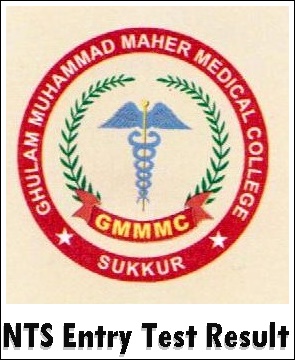 Ghulam Muhammad Mahar Medical College NTS Entry Test Result 2024 18 October