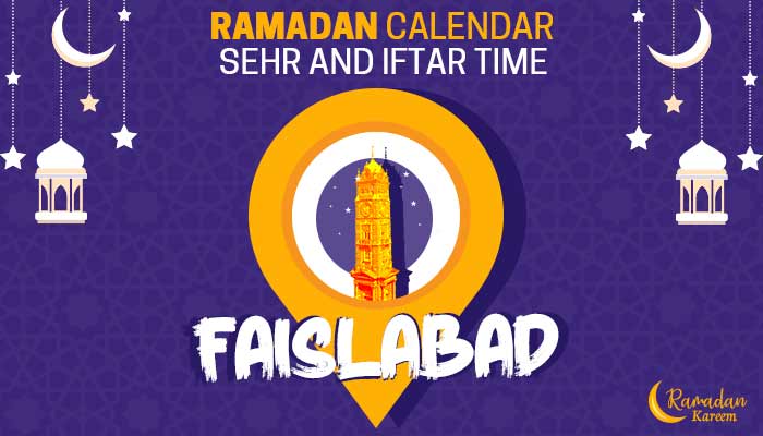 Ramadan Calendar 2024 Faisalabad Ramzan Sehri Iftar Timings