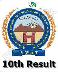 Swat Board 10th Class Result 2023 Online By Name, Roll No Date