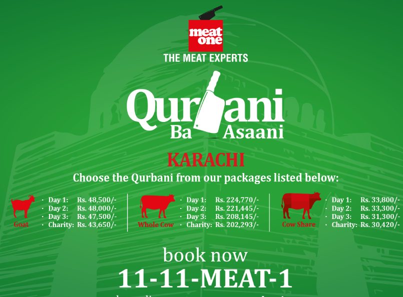 Meat One Qurbani Rates 2023 Eid Al Adha Online Booking Karachi, Lahore