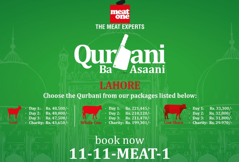 Meat One Qurbani Rates 2023 Eid Al Adha Online Booking Karachi, Lahore