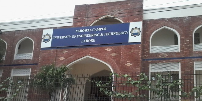 UET Narowal Engineering Entry Test Result 2023