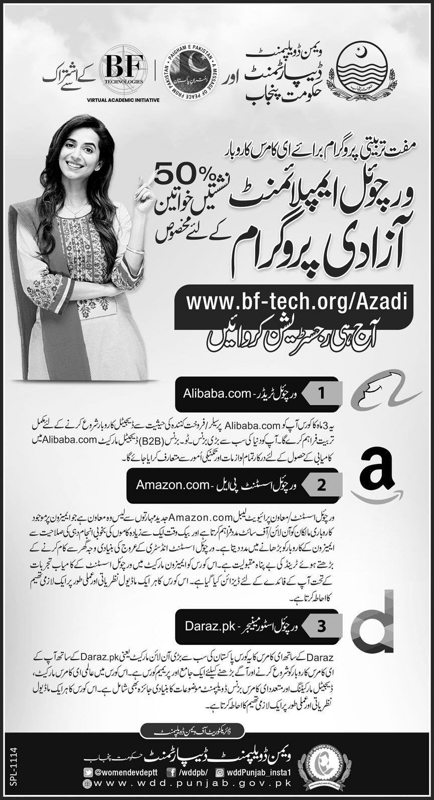 Virtual Employment Azadi Program