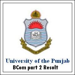 Punjab University PU B.Com Part 2 Result 2023-2020 www.pu.edu.pk