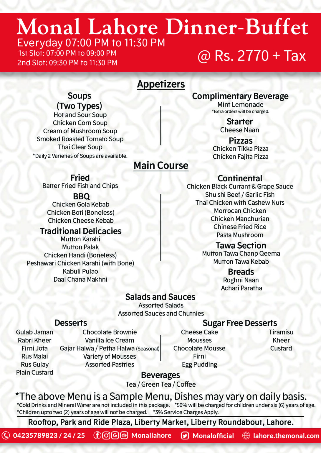 Best BBQ Restaurant In Lahore 2023 Deals Menu Price