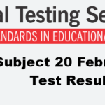NTS GAT Subject Test Result 2023 20 February By Name, Roll No