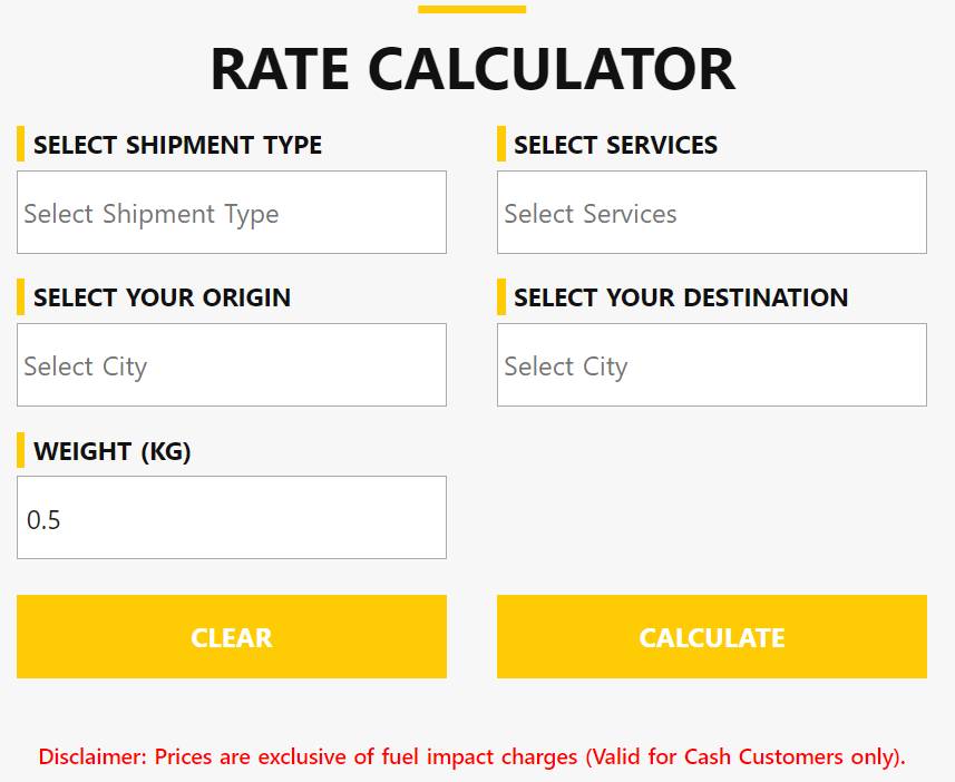 Leopard Courier Pakistan Rates List 2023