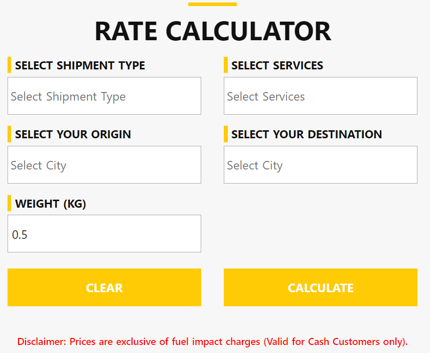 Leopard Courier Pakistan Rates List 2024