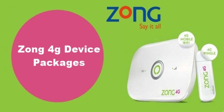 Zong 4g Device Packages List 2024 Monthly, Yearly